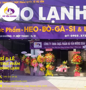 KHO HÀNG SỈ THỰC PHẨM ĐÔNG LẠNH MIỀN NAM - THỰC PHẨM ĐÔNG LẠNH VŨ YẾN