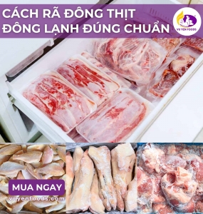 5 CÁCH RÃ ĐÔNG THỊT ĐÔNG LẠNH ĐÚNG CHUẨN