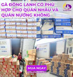 CÓ NÊN DÙNG GÀ ĐÔNG LẠNH CHO QUÁN NƯỚNG