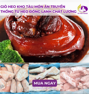 LÀM GIÒ HEO KHO TÀU NGON TỪ HEO ĐÔNG LẠNH GIÁ RẺ