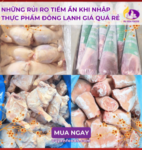 VÌ SAO THỰC PHẨM ĐÔNG LẠNH QUÁ RẺ KHIẾN QUÁN LỖ NGẦM