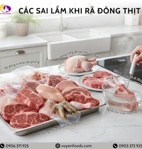 CÁCH RÃ ĐÔNG TỪNG LOẠI THỊT ĐÚNG CHUẨN VÀ GIỮ NGUYÊN CHẤT DINH DƯỠNG