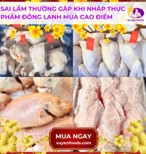 NHẬP SỈ THỰC PHẨM ĐÔNG LẠNH MÙA CAO ĐIỂM SAO CHO HIỆU QUẢ