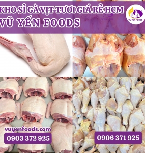 KHO SỈ GÀ VỊT TƯƠI TẠI MIỀN NAM